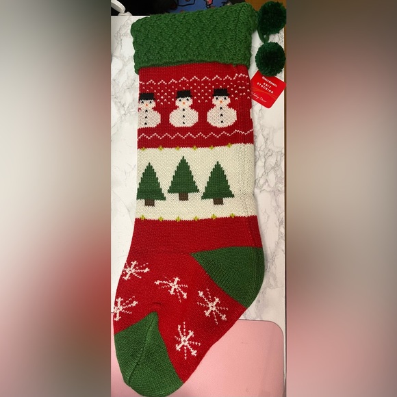 🌸4 Christmas Knit Stockings - Picture 1 of 2